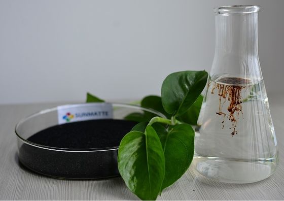Dark Soil Potassium Humate with 85% Total Humic Extract Www.sunmatte.com